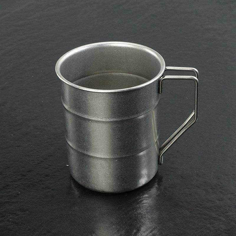 Retro Vintage Aged Stainless Steel Wrought Iron Effect Camping Coffee Mug - Le Joyau Store - durable,lightweight,outdoor,stainless,vintage - Silver / 360ml