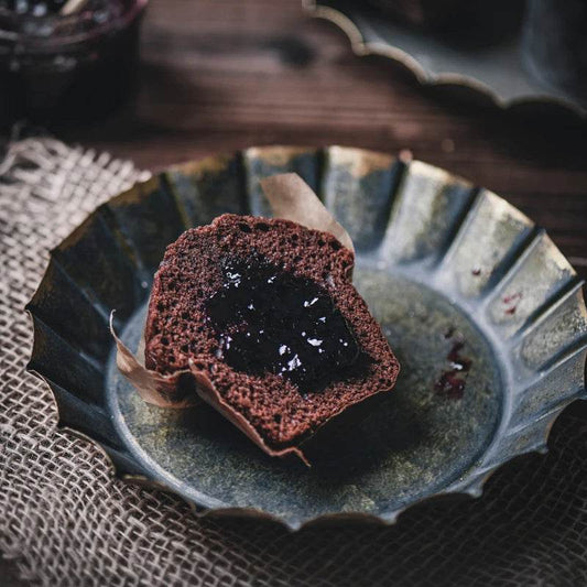 Antique Vintage Wrought Iron Fluted Edge Photography Prop Serving Tray - Le Joyau Store - decorative,floral rim,metal tray,rustic,vintage - S