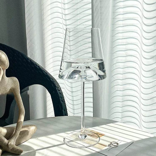 Luxurious Square Large Capacity Crystal Glass Wine Goblet (600ml) - Le Joyau Store - 600ml,crystal,elegant,hand blown,versatile -