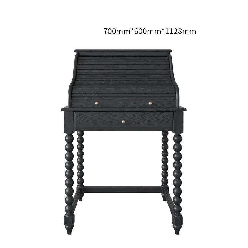 Luxury Black Gothic Nordic Dresser with Mirror Vintage Vanity Study Bureau - Le Joyau Store - black,dresser,makeup,modern,wood - 0.7m Dresser Cabinet