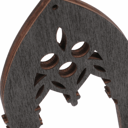 Vintage Gothic Black Medieval Cathedral Arch Wooden Candleholder (2 Pack) - Le Joyau Store - Candle,Decor,Gothic,Vintage,Wooden - 15x6x5.5cm