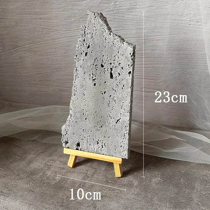 Modern Rustic Gray Cement Stone Effect Jewelry Display Stand for Necklaces & Earrings - Le Joyau Store - bracelet,Cement,Earrings,Gray,Jewelry,Necklaces,ring - DH01-6