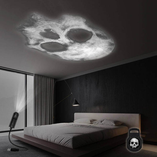 Gothic Human Skull USB Projection Lamp Horror Night Light - Le Joyau Store - light,night,projector,skull,USB - 