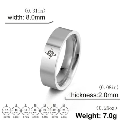 Witches Celtic Knot Engraved Unisex Stainless Steel Wiccan Protection Ring - Le Joyau Store - Christmas,Couple,Stainless,Talisman,Witch Knot - 7 / Rose Gold