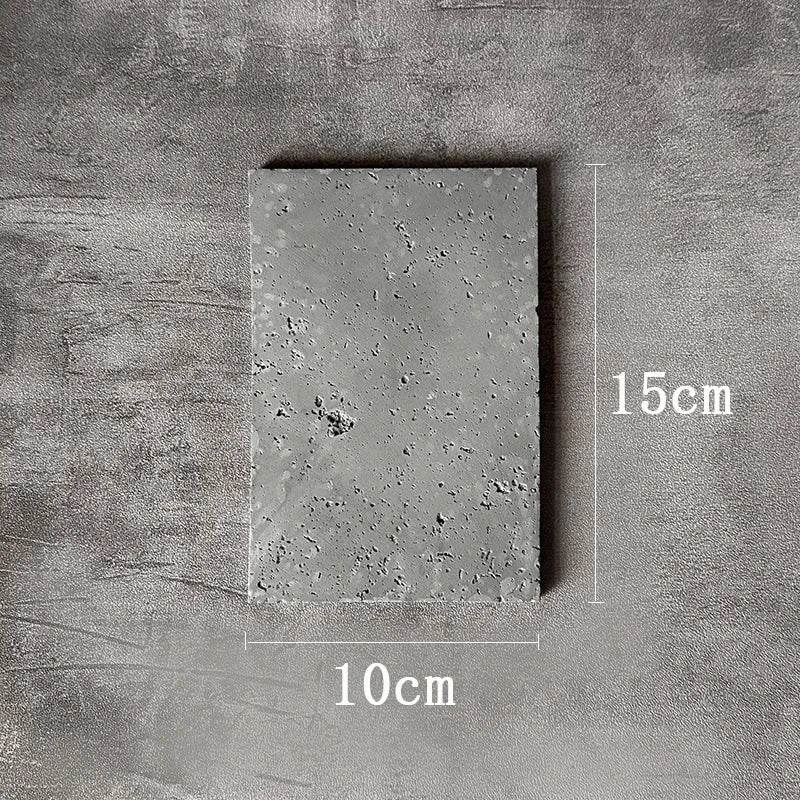 Modern Rustic Gray Cement Stone Effect Jewelry Display Stand for Necklaces & Earrings - Le Joyau Store - bracelet,Cement,Earrings,Gray,Jewelry,Necklaces,ring - DH01-6