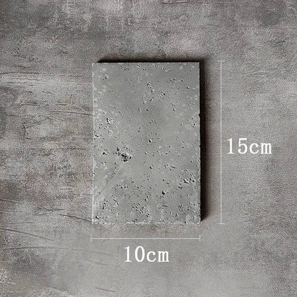 Modern Rustic Gray Cement Stone Effect Jewelry Display Stand for Necklaces & Earrings - Le Joyau Store - bracelet,Cement,Earrings,Gray,Jewelry,Necklaces,ring - DH01-6