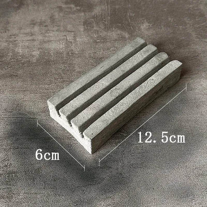 Modern Rustic Gray Cement Stone Effect Jewelry Display Stand for Necklaces & Earrings - Le Joyau Store - bracelet,Cement,Earrings,Gray,Jewelry,Necklaces,ring - DH01-6