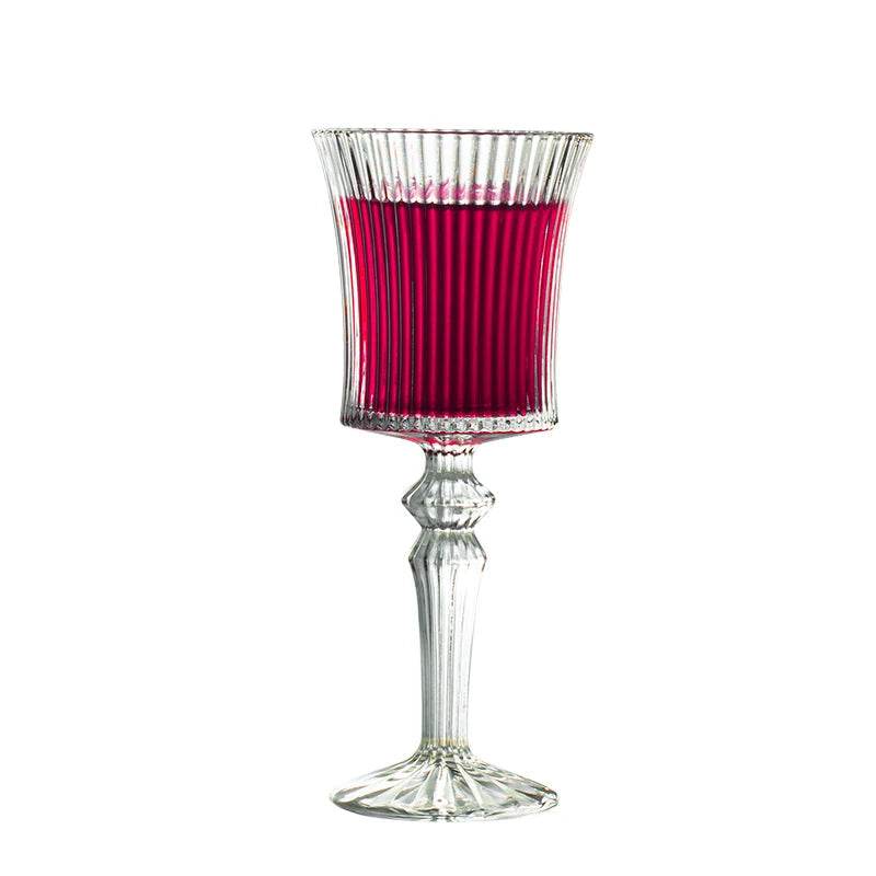 Luxury French Clear Embossed Crystal Wine, Whiskey or Champagne Glass - Le Joyau Store - 150ML,Durable,Elegant,Goblet,Transparent - 1PCS A / 51-150ml