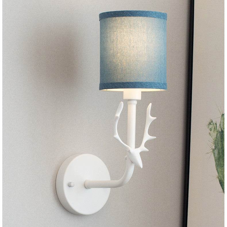 Vintage Wrought Iron Nordic Stag Antler Wall Lamp - Le Joyau Store - decorations,Home Decor,lighting - A / 4W / No light source