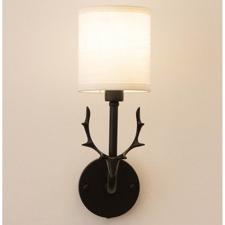 Vintage Wrought Iron Nordic Stag Antler Wall Lamp - Le Joyau Store - decorations,Home Decor,lighting - A / 4W / No light source